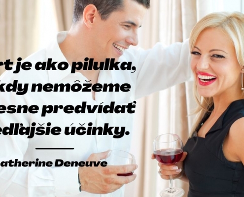 Flirt je ako pilulka, nikdy nemôžeme presne predvídať vedľajšie účinky