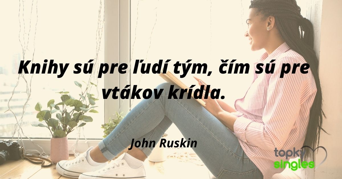 Knihy sú pre ľudí tým, čím sú pre vtákov krídla