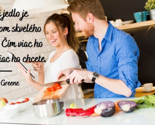 Skvelé jedlo je ekvivalentom skvelého milovania. Čím viac ho máte, tým viac ho chcete