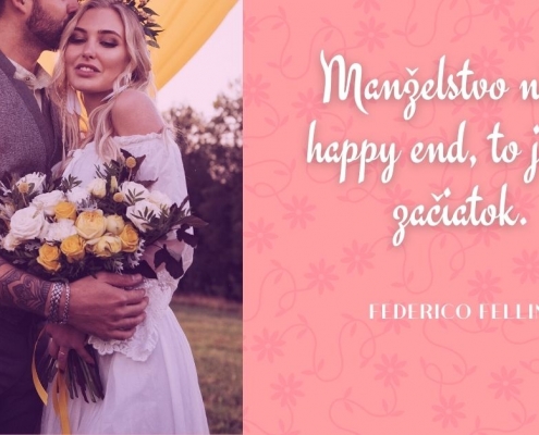 Manželstvo nie je happy end, to je len začiatok