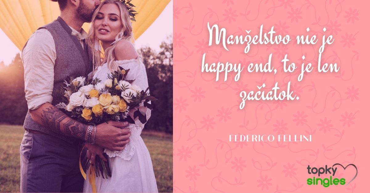 Manželstvo nie je happy end, to je len začiatok